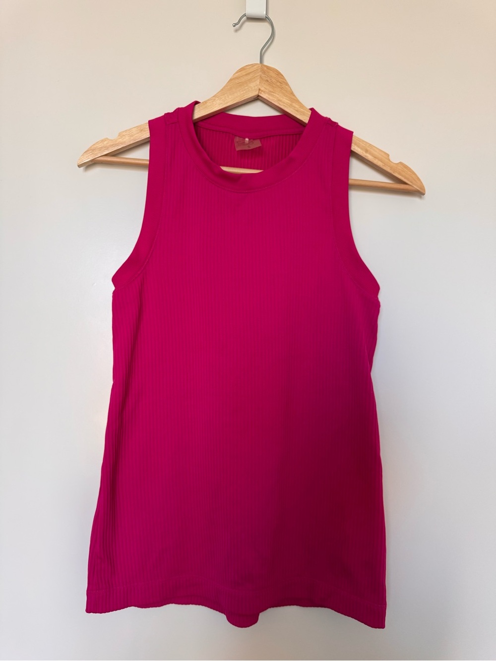CALIA by Carrie Underwood Ribbed Tank Top - Hot Pink